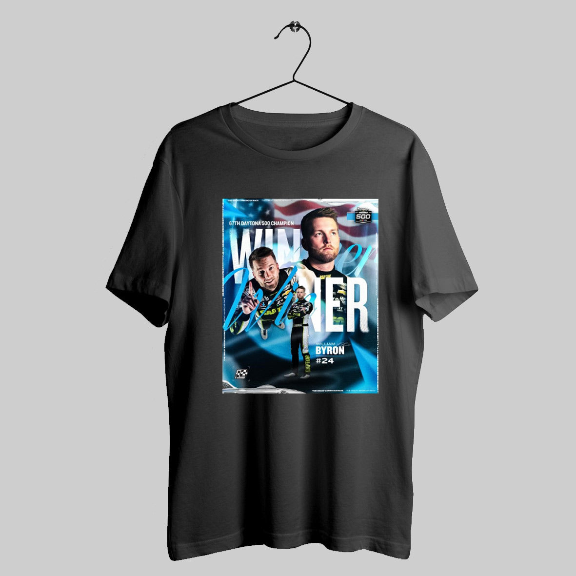 Trendy Nascar Back To Back William Byron Winner 67th Daytona 500 Champion 2025 Poster T Shirt