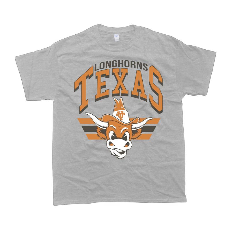 Vintage Texas Longhorns T- Shirt Graphic, Texas Longhorns shirt in tan oversized unisex