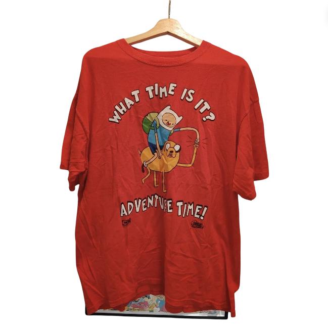 What Time Is It ADVENTURE TIME Cartoon T-Shirt, ADVENTURE TIME Cartoon Graphic Tee, Unisex T-Shirt, Gift For Men Women Menswear Top