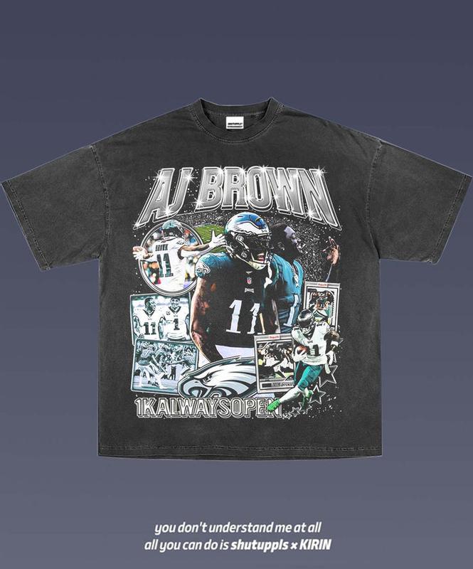 AJ BROWN 1.0 Graphic Tee  American Football  Gift For Fan