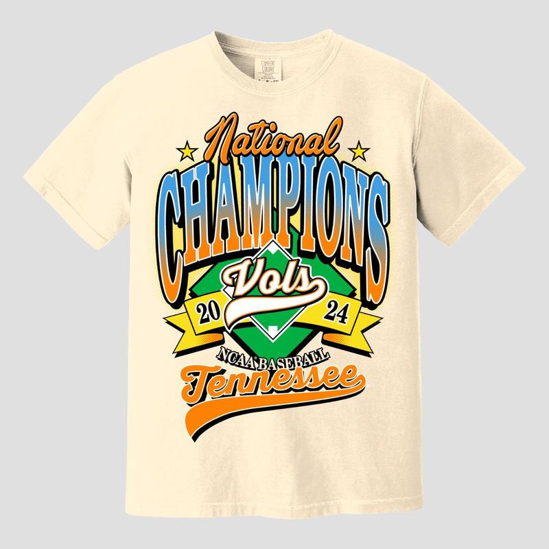 2024 Baseball National Champions Vintage T-Shirt, Tennessee Volunteers Youth 2024 Ncaa Men’s Baseball College World Series Champions Schedule T-shirt