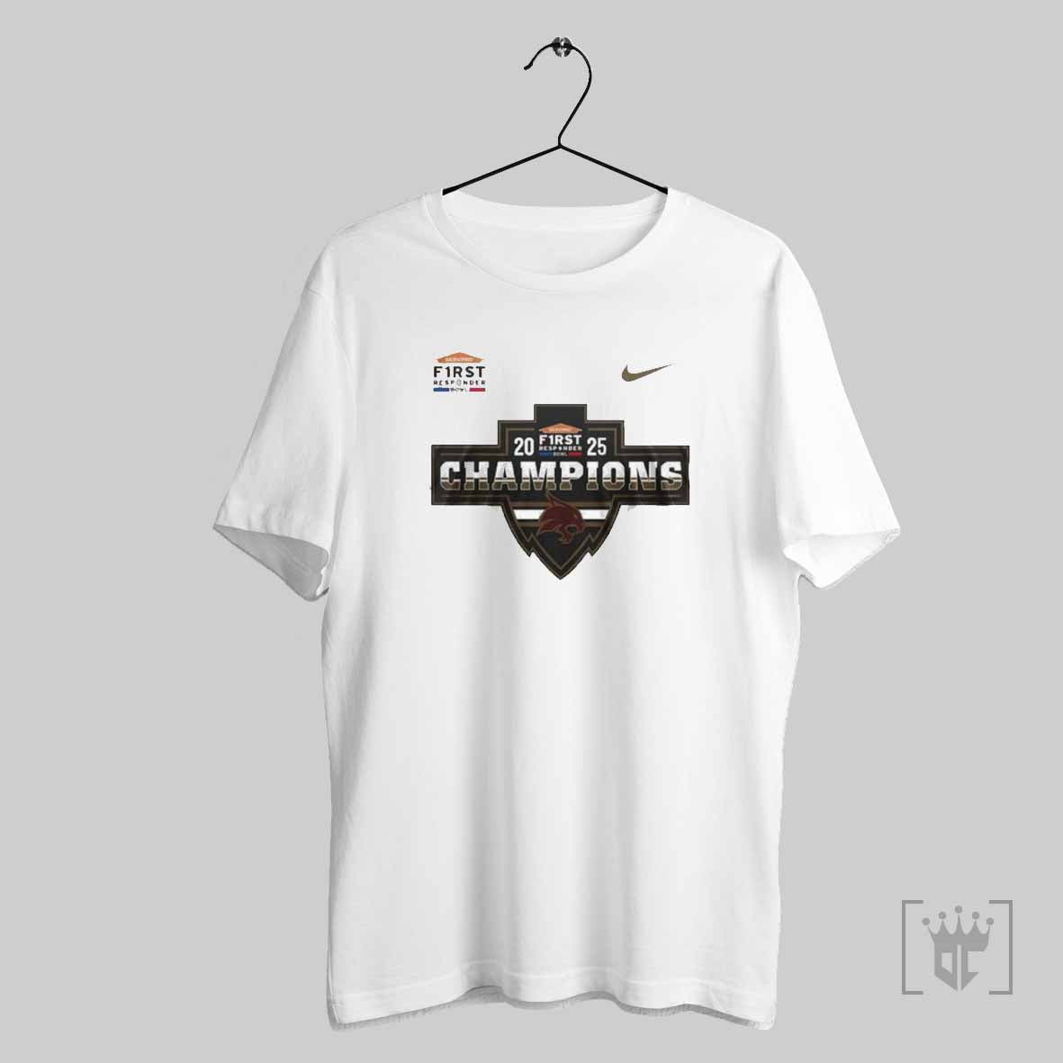 Texas State Bobcat First Responder Bowl 2025 Champions T Shirt