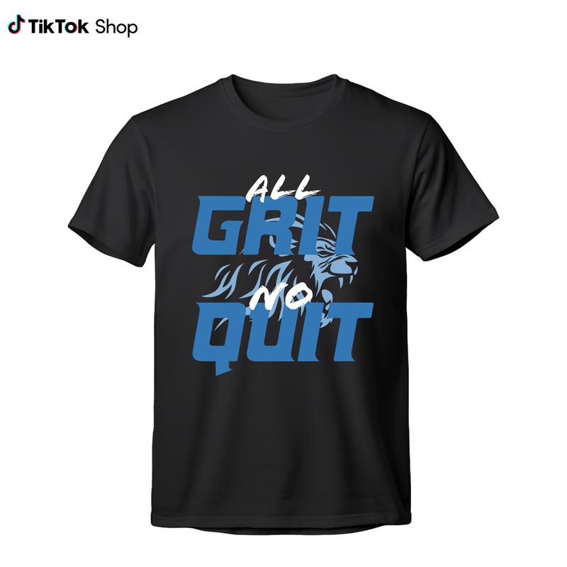 All Grit No Quit Shirt, Football T-shirt, Grit Shirt, Gifts For Football Fans