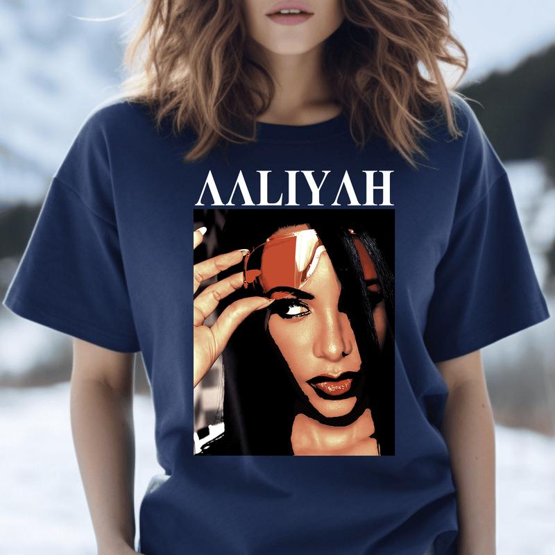AALIYAH TSHIRT, Aaliyah Tee, Aaliyah Princess Of R&B Hiphop RnB Rapper T-Shirt For Men And Women