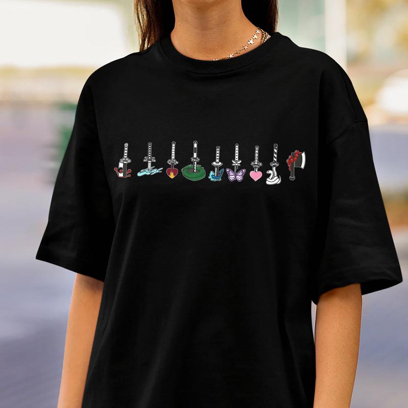 Hashira's Sword Demon Slayer Shirt shirt, Kimetsu No Yaiba t-shirt, anime sweatshirt hoodie, Tanjiro shirt, Rengoku t-shirt