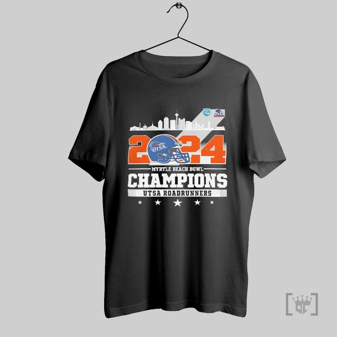 Utsa Roadrunners 2024 Myrtle Beach Bowl Champions City T Shirt