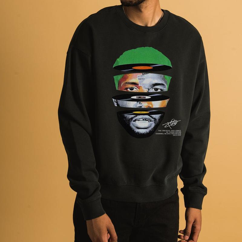 Frank Ocean Face T-shirt, Frank Ocean Album, Frank Hoodie, Blonded, Blond, Nostalgia, 90s vintage, Music Gift, Merch, album