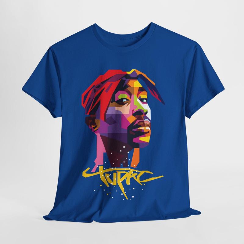 Gangster Gangsta Rapper Hip Hop Artist 2pac Shirt, Tu Pac La West Coast Side Music Album Band, Unisex Short Sleeve Tee