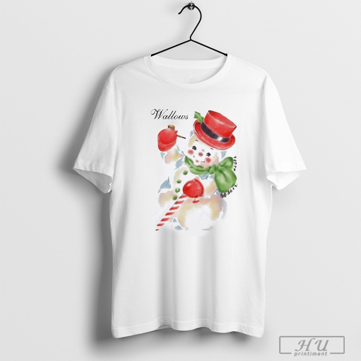 Wallows Snowman Christmas Holiday T-Shirt