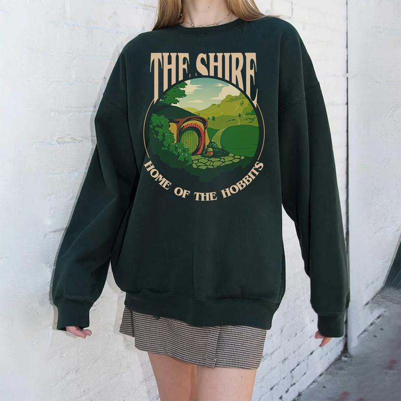Movie Shirt The Shire T Shirt Hoodie Sweatshirt Sweater
