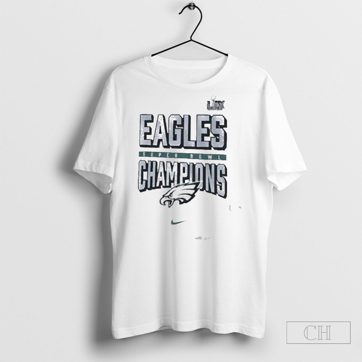 Youth Nike Cream Philadelphia Eagles Super Bowl Lix Champions 2025 Shirt