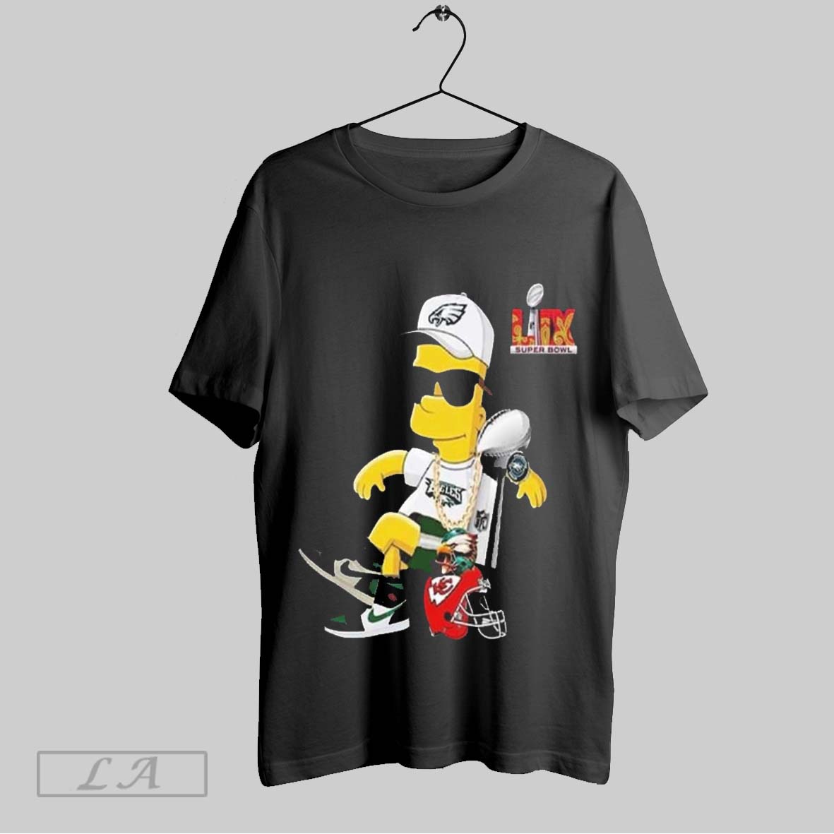 Top Bart Simpson X Eagles Defeat Chiefs Football Philadelphia Eagles Championship Super Bowl Lix 2025 Essentials Sweatshirt T Shirt