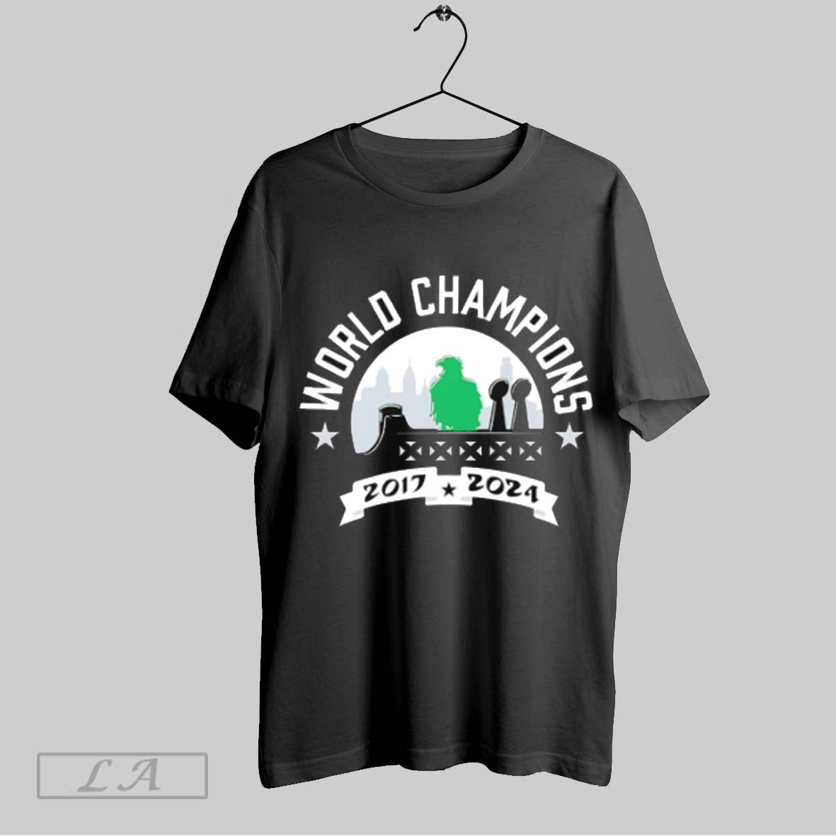 Top Philadelphia Eagles World Champions 2017 2024 City Skyline Sweatshirt T Shirt