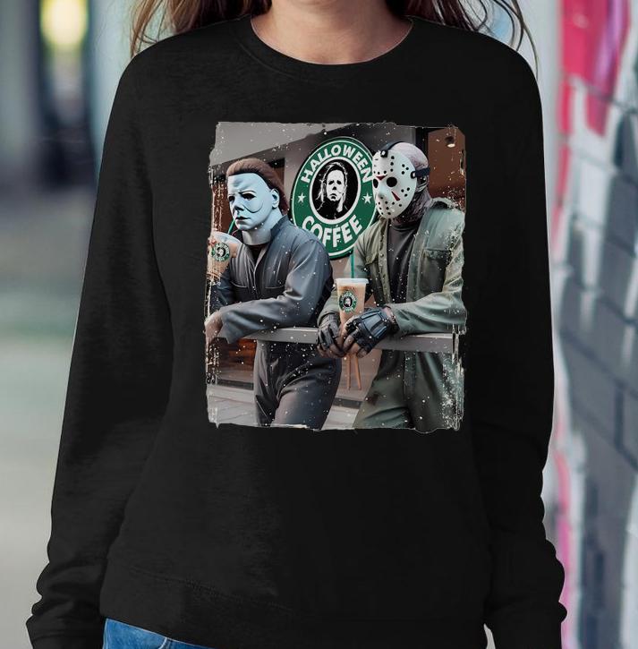 Scary Movie Png, Horror Halloween Shirt, Halloween Coffee Shirt, Halloween Png, Retro Halloween Shirt, Horror Friends T-shirt, Sweatshirt, Hoodie