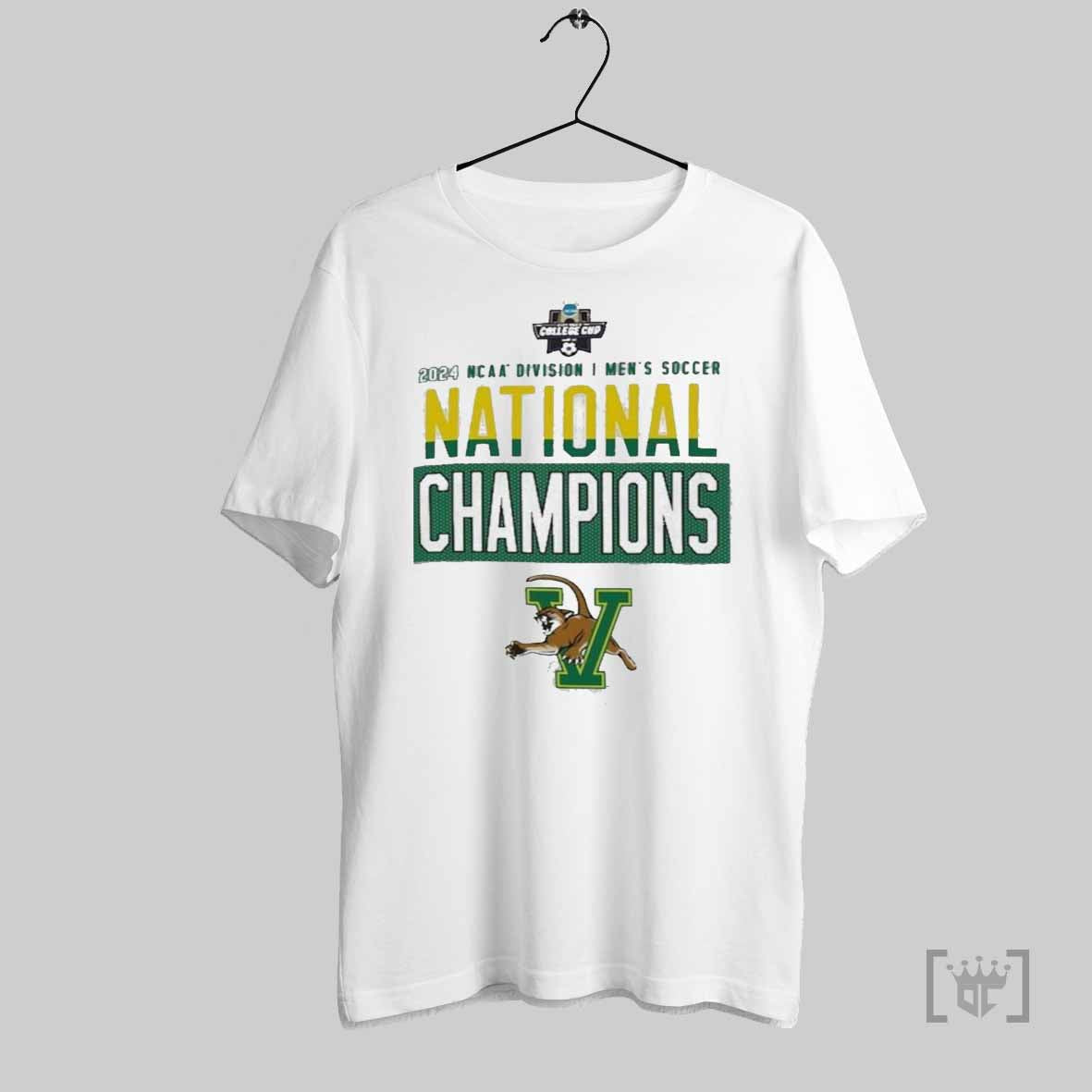 Vermont Catamounts Champion 2024 Ncaa Mens Soccer National Champions Locker Room T Shirts