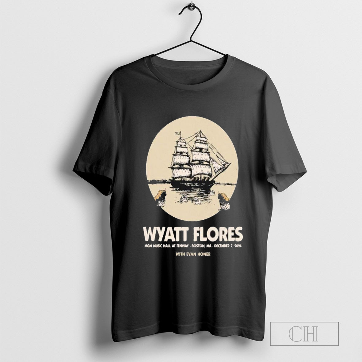 Wyatt Flores MGM Music Hall At Fenway Boston MA December 7 2024 Evan Honer T-shirt