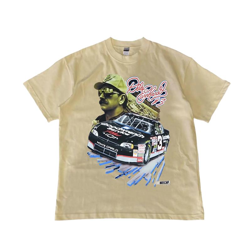 Vintage Dale Earnhardt 3 Monte Carlo Nascar Racing T-shirt Comfort Retro Top Casual Graphic Short Sleeve Streetwear unisex t-shirt