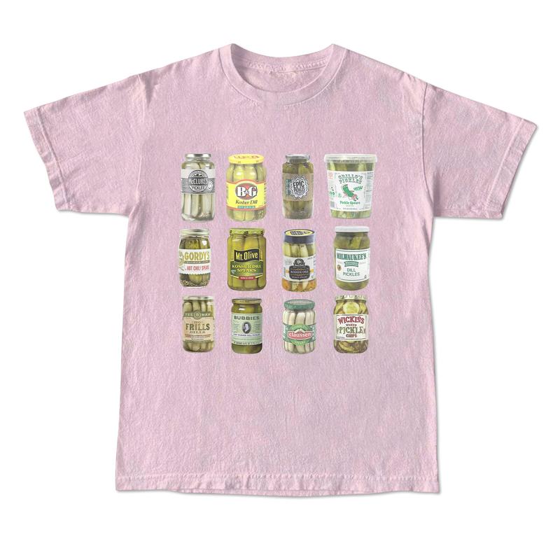 Vintage Canned Pickles 90s T-Shirt, Retro Pickle Graphic Shirt, Pickle Lovers Y2k Aesthetic Shirt,  Unisex Shirt, 2000s Tee Menswear Top Menswear Top