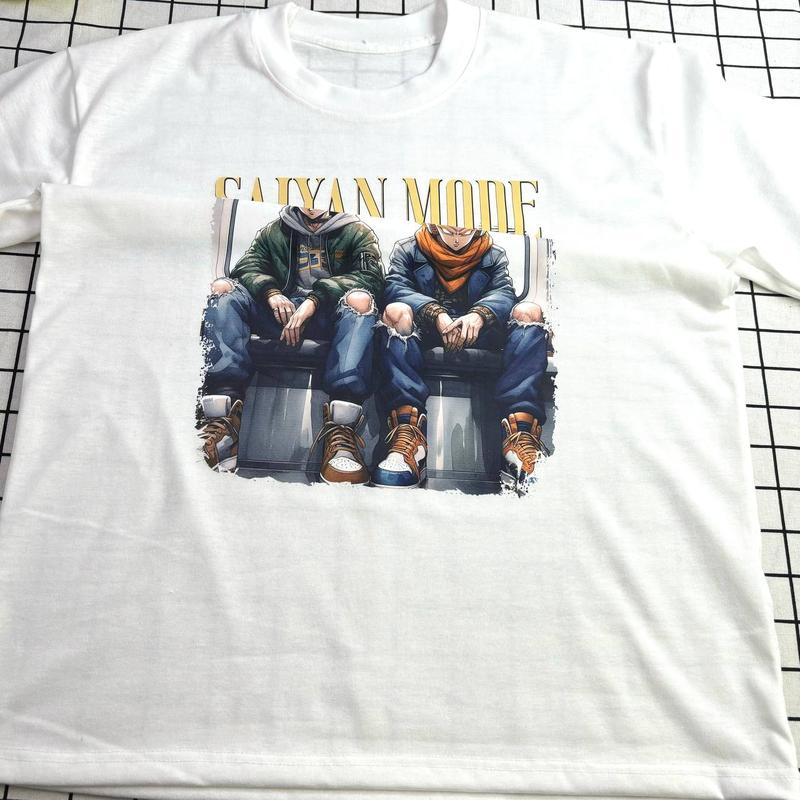 G0kuuuu and V3get4 S4iyan M0de Shirt, Animee Shirt Sweatshirt Hoodie Unisex Cotton Comfort
