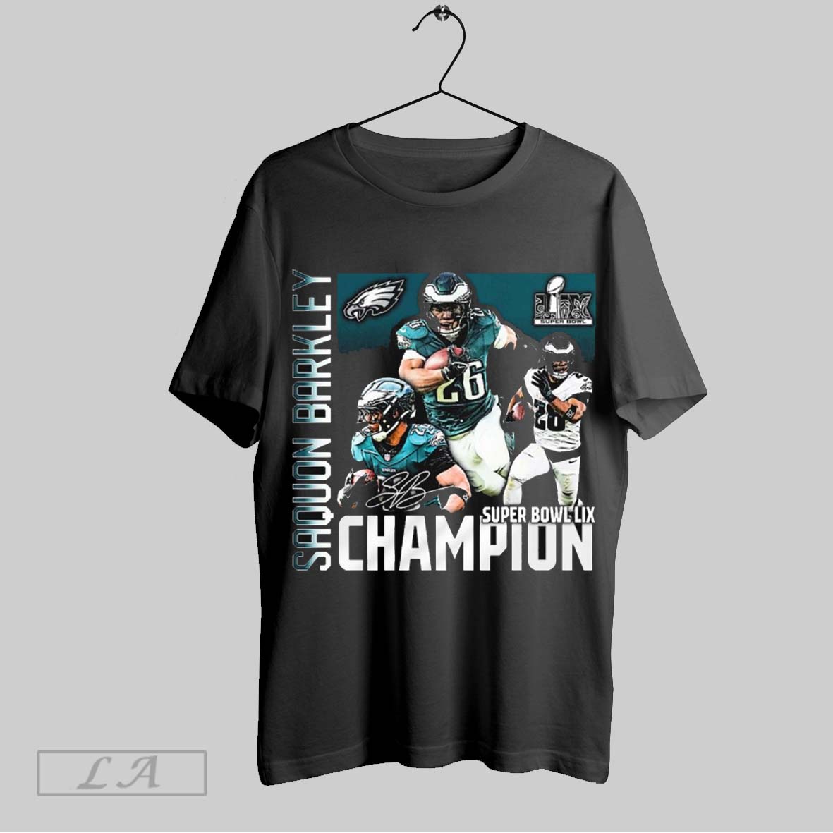 Top Saquon Barkley Philadelphia Eagles Win Kansas City Chiefs Super Bowl Lix Champions Feb 9 2025 Signature Unisex Sweatshirt T Shirt