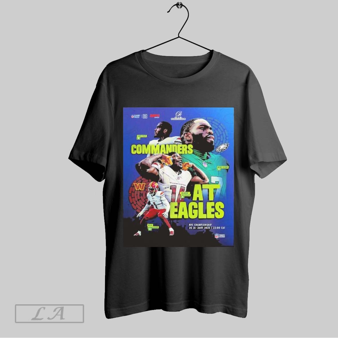 Top Philadelphia Eagles Vs Washington Commanders Nfc National Championship Matchups Nfl Season 2024 2025 Unisex Sweatshirt T Shirt