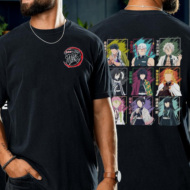 All Hashira team Shirt, To The Hashira Traing Arc Shirt,Demon Slayer t-shirt, Kimetsu no Yaiba Shirt, Anime sweatshirt hoodie, Anime lover t-shirt Men