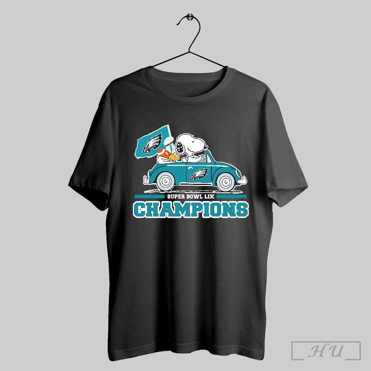 Trendy Snoopy And Woodstock Driving Car Philadelphia Eagles Philly Super Bowl Lix Champions 2025 T Shirts