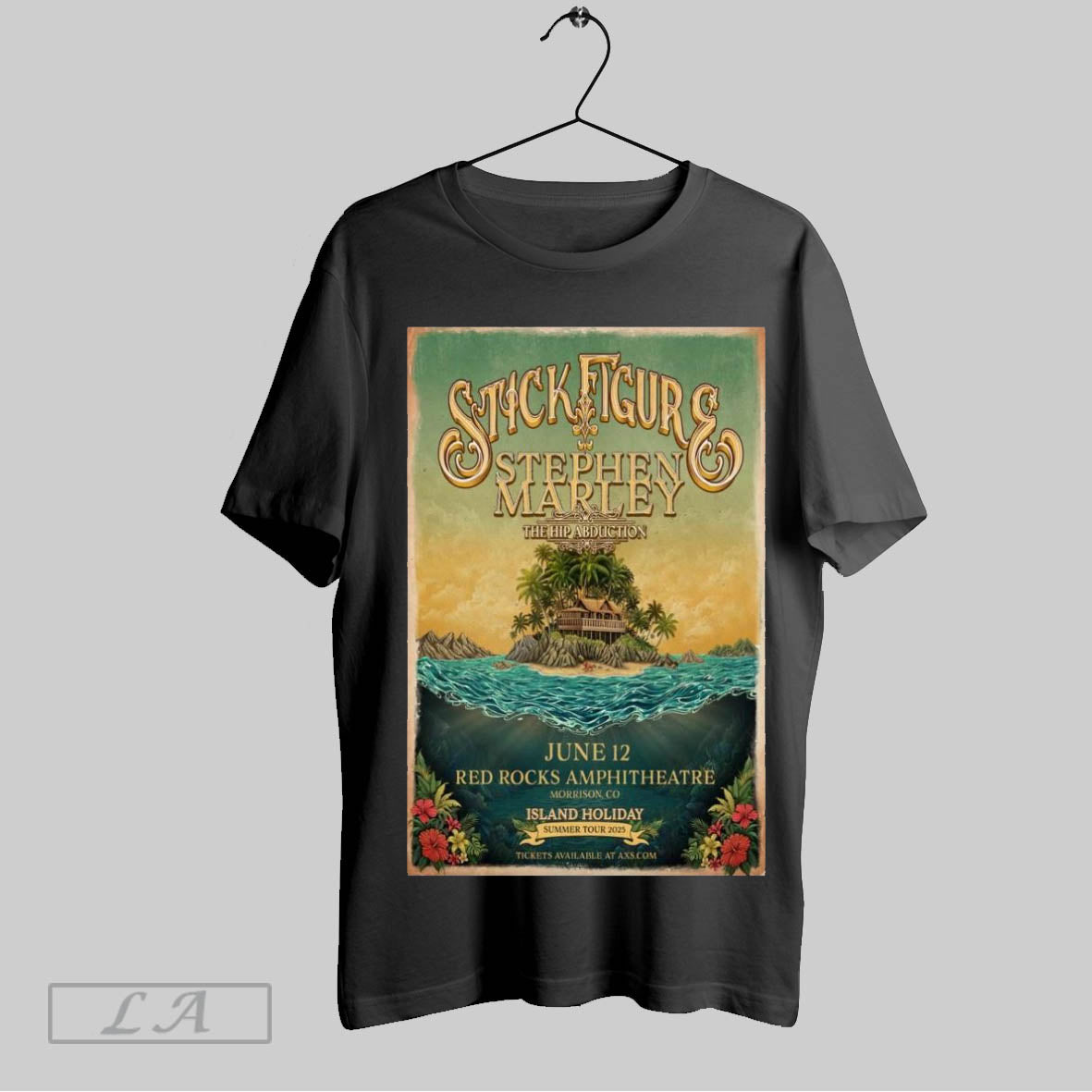 Original Poster Stick Figure Stephen Marley June 12 2025 Red Rocks Amphitheatre Morrison Co Island Holiday