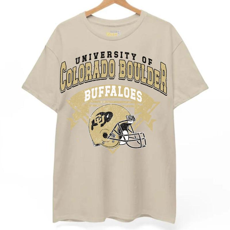 4. Colorado Buffaloes Vintage NCAA Sweatshirt, University of Colorado Unisex Football Shirt, Gifts for Fans, Classic Sportswear
