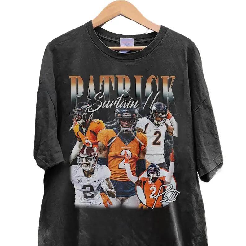 Vintage Sport 90s Graphic Style Patrick Surtain II T-Shirt,Patrick Surtain II Shirt,Denver Football Shirt