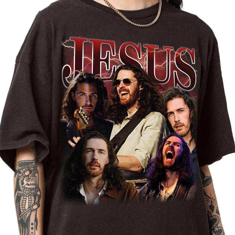 Jesus Hozier T Shirt, Hozier Tour 2024 Shirt, Hozier Shirt, Cool Design Hozier Concert Shirt, BlvckStyle Hozier Shirt, Hozier Unreal Vintage Music Tou
