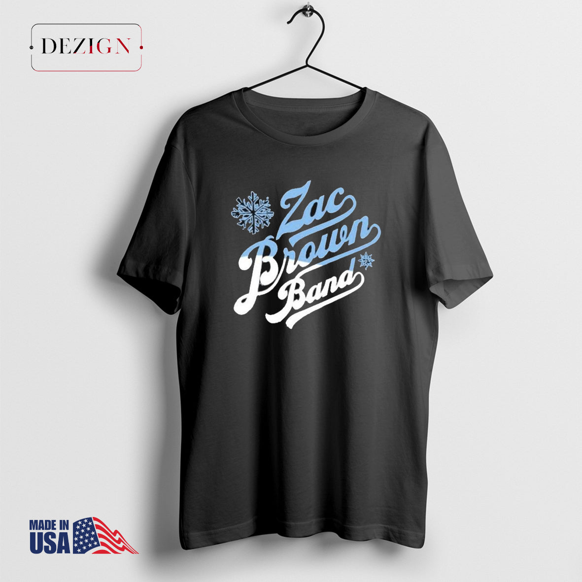 Zac Brown Band Snowflake Holiday Christmas T-Shirts shirt