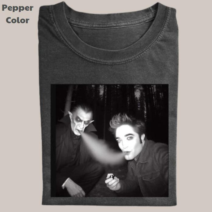 Twilight Vintage Tee, Edward Dracula Smoking T-Shirt, Movie Graphic Tee, Unisex Meme Cringe Funny Dumb Shirts, Menswear Womenswear Streetwear