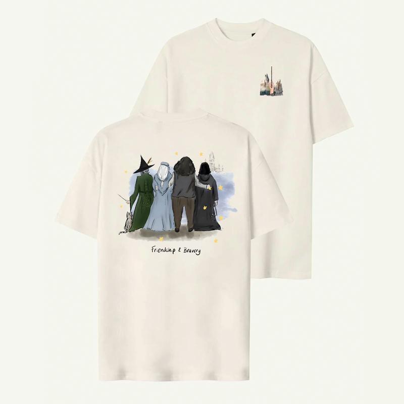 Maggie Smith T-Shirt, Hogwarts Professor McGonagall Memorial Shirt, Magic Movie, Halloween, Spooky Season, Full Sizes Full Colors, Comfort Cas0ual Top