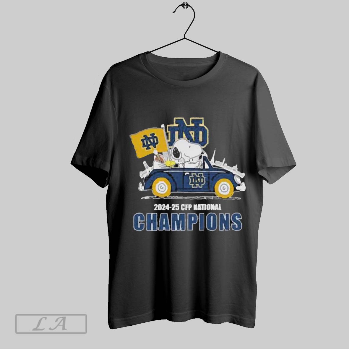Top Snoopy And Woodstock Driving Car 2024 2025 Cfp National Champions T Shirt