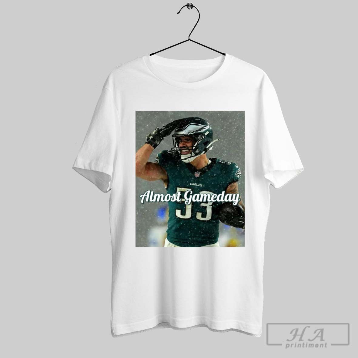 Zack Baun Philadelphia Eagles Vs Washington Commanders Almost Gameday Championship Sunday T Shirt