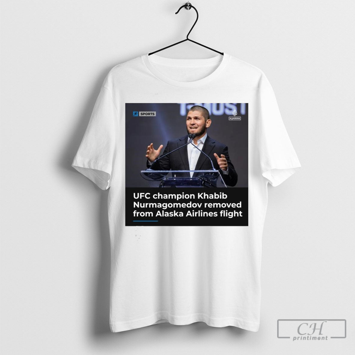Ufc Champion Khabib Nurmagomedov Removed From Alaska Airlines Flight Shirt