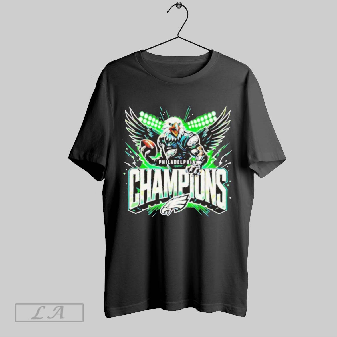 Top Philadelphia Eagles Champions Transparent Mascot 2025 Unisex Sweatshirt T Shirt