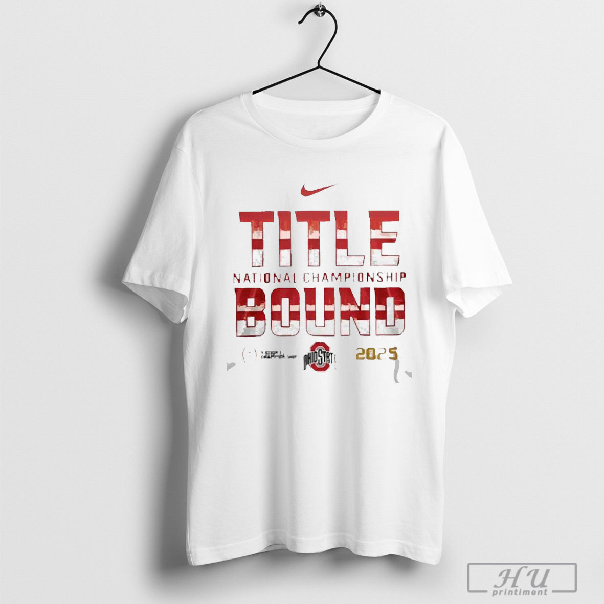 Trendy Nike Ohio State Buckeyes Title Bound National Championship 2025 T Shirt