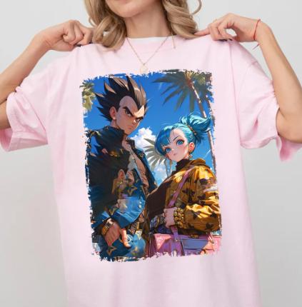 Vegetaa and Bulmaa Couple Ver 2 Shirt, Animee Shirt Sweatshirt Hoodie