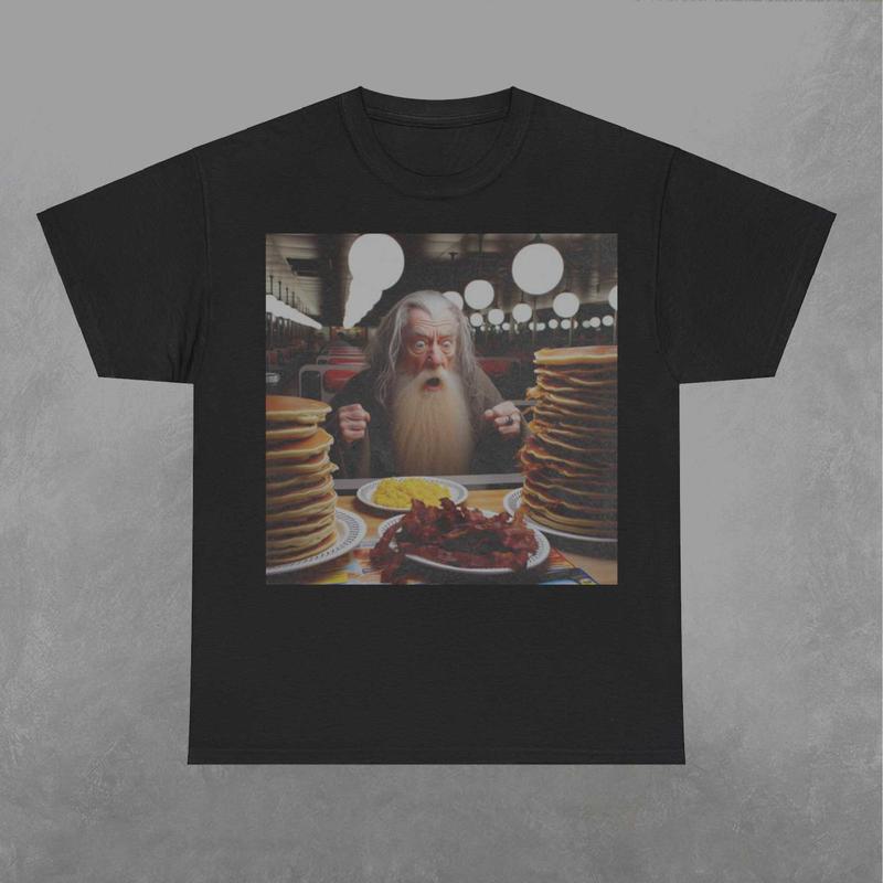 Gandaff Eating Shirt, Gandaff Shirt, LOTR Lord Of The Ring Sweatshirt, Movie Graphic Shirt Classic Fabric Top