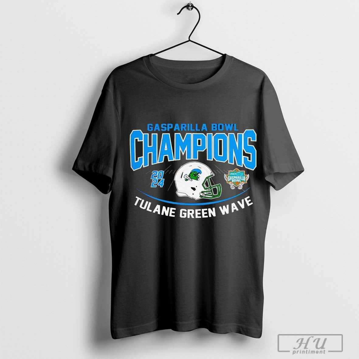 Tulane Green Wave 2024 Mortgage Gasparilla Bowl Champions  Shirt
