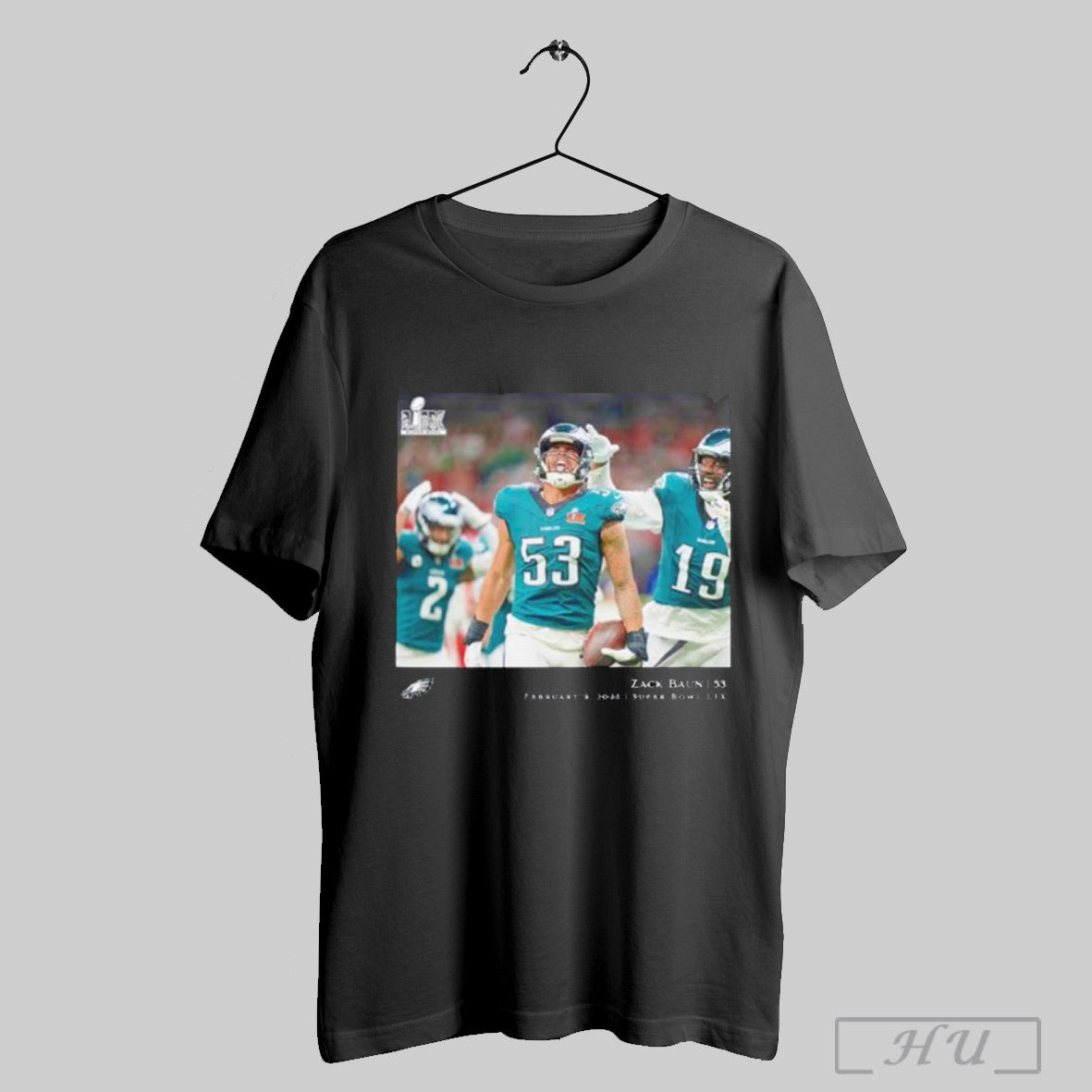 Trendy Funny Zack Baun Philadelphia Eagles Nfl Flash Features Super Bowl Lix Champions Shirt Sweatshirt