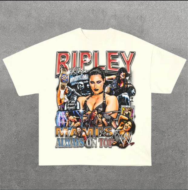 VINTAGE TEE  RHEA RIPLEY, Prints Vintage T-Shirt, Wrestler Shirt, WWE Shirt, Y2k Shirt, Vintage Graphic Tee, Unisex T-Shirt, Gift For Him, Adult Casua