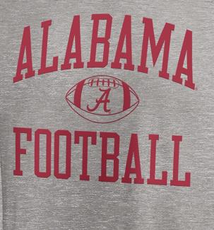 Alabama Crimson Tide Heathered Gray First Sprint Team T-Shirt