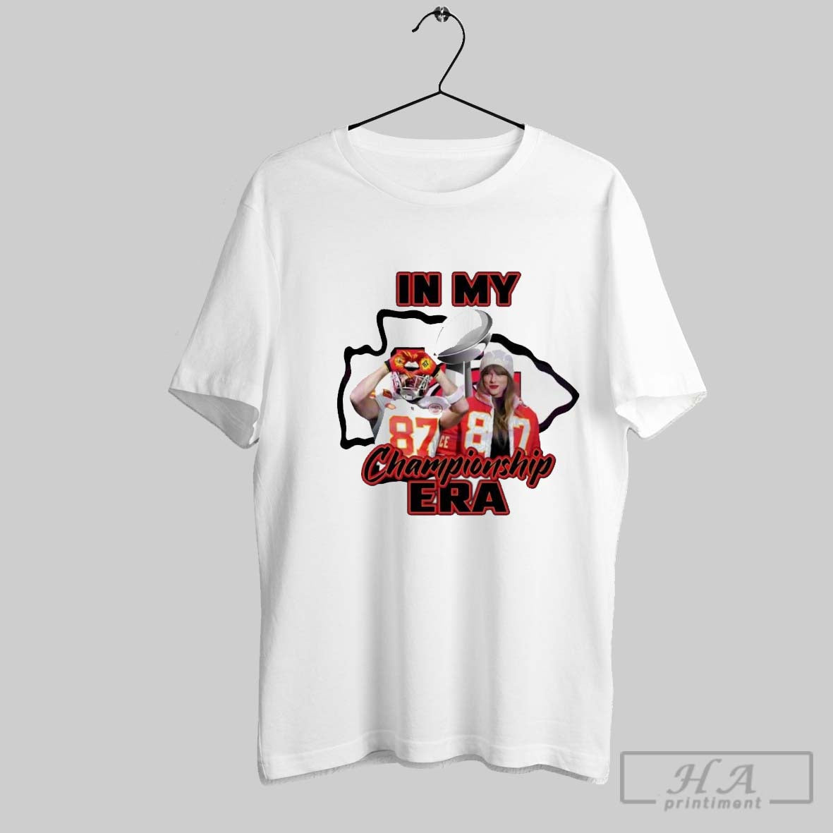 Travis Kelce Taylor Chiefs In My Era Championship Super Bowl Lix T Shirt