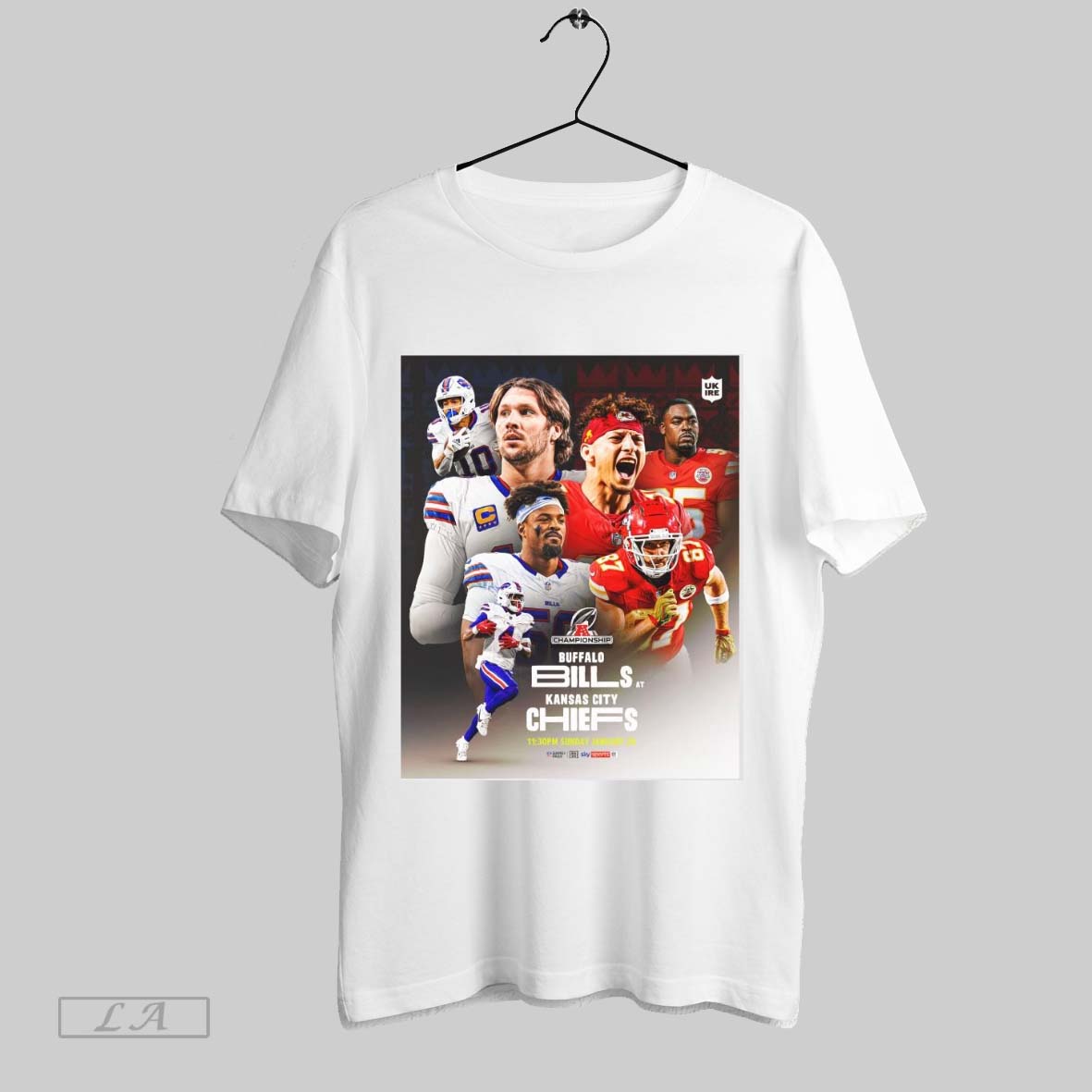 Top Buffalo Bills At Kansas City Chiefs Afc Championship Sunday January 26 In Super Bowl Lix Poster Unisex Sweatshirt T Shirt