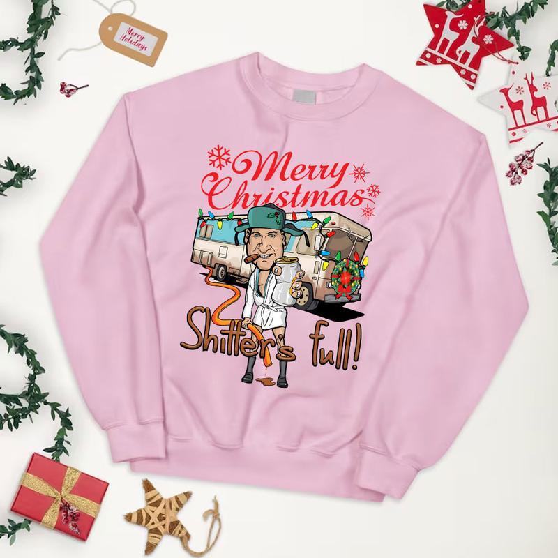 Merry Christmas Shitters Full Sweatshirt, Ational Lampoons Christmas Shirt, Christmas Sweatshirt, Christmas Trending Sweatshirt, Holiday Sweatshirt, H