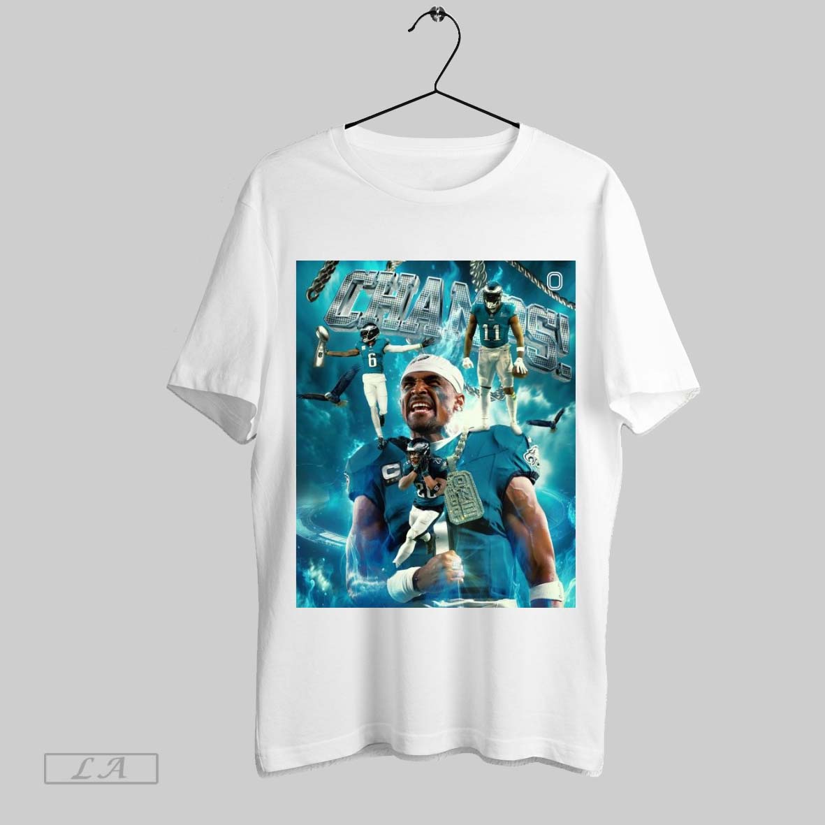 Top Poster Philadelphia Eagles Saquon Barkley Devonta Smith A J Brown Are Your Super Bowl Champions 2024 Unisex Sweatshirt T Shirt