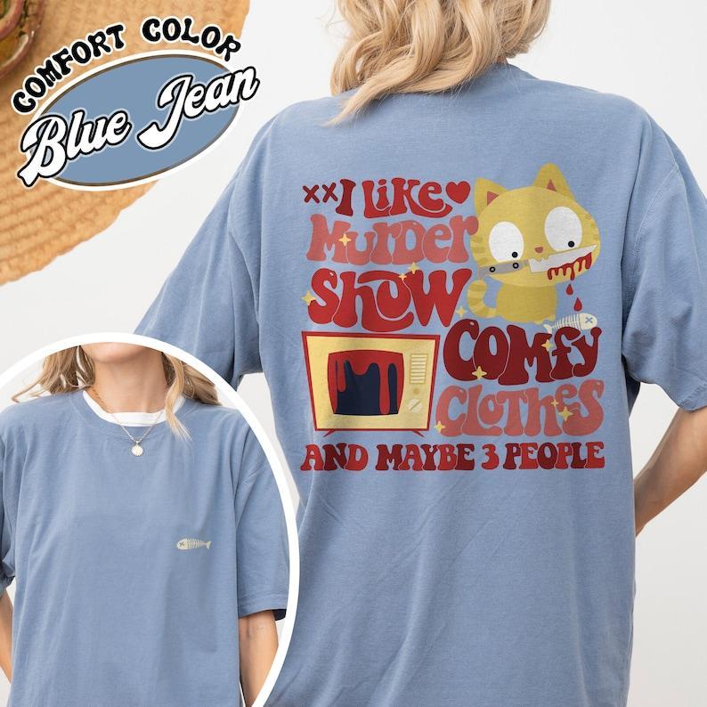 2 Sided Murder mystery shows are my favorite, I also enjoy watching Christmas movies and wearing Christmas themed pajamas and shirts, T-Shirt, Sweatsh